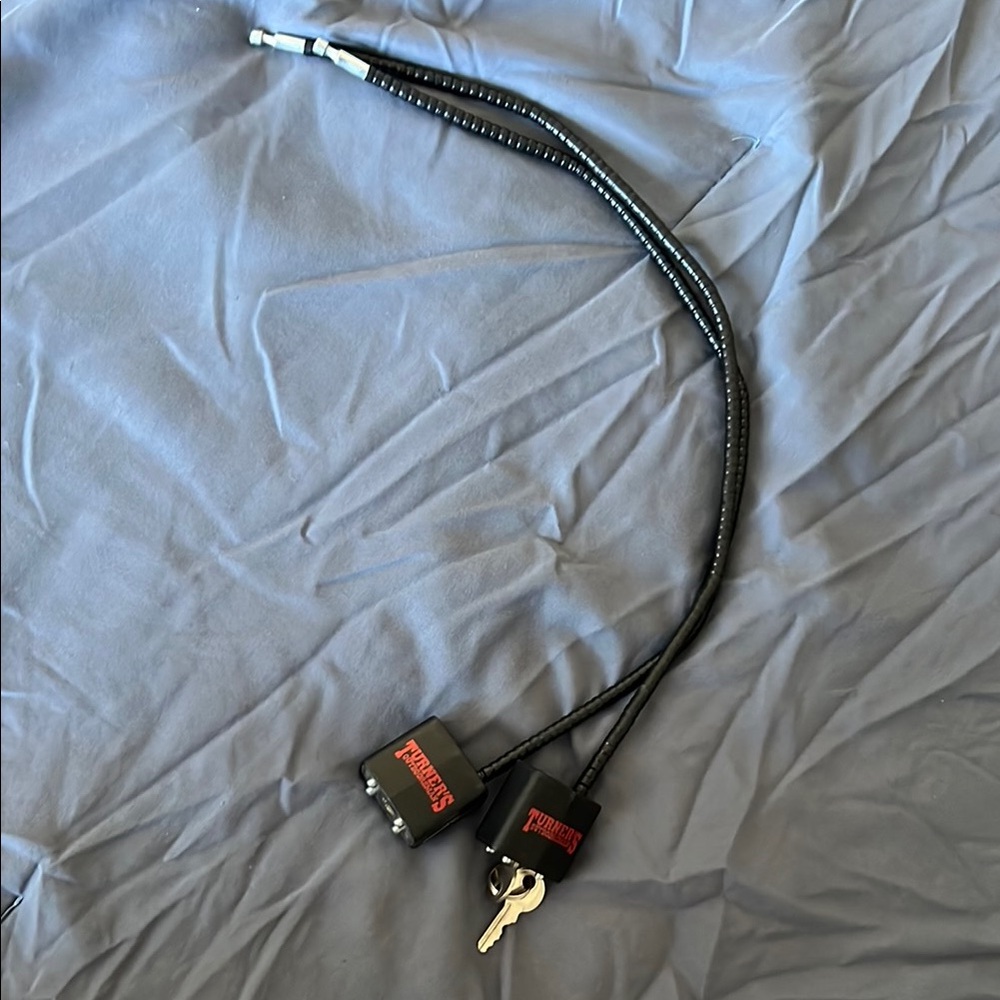 Master Lock Black Cable Lock with Keys